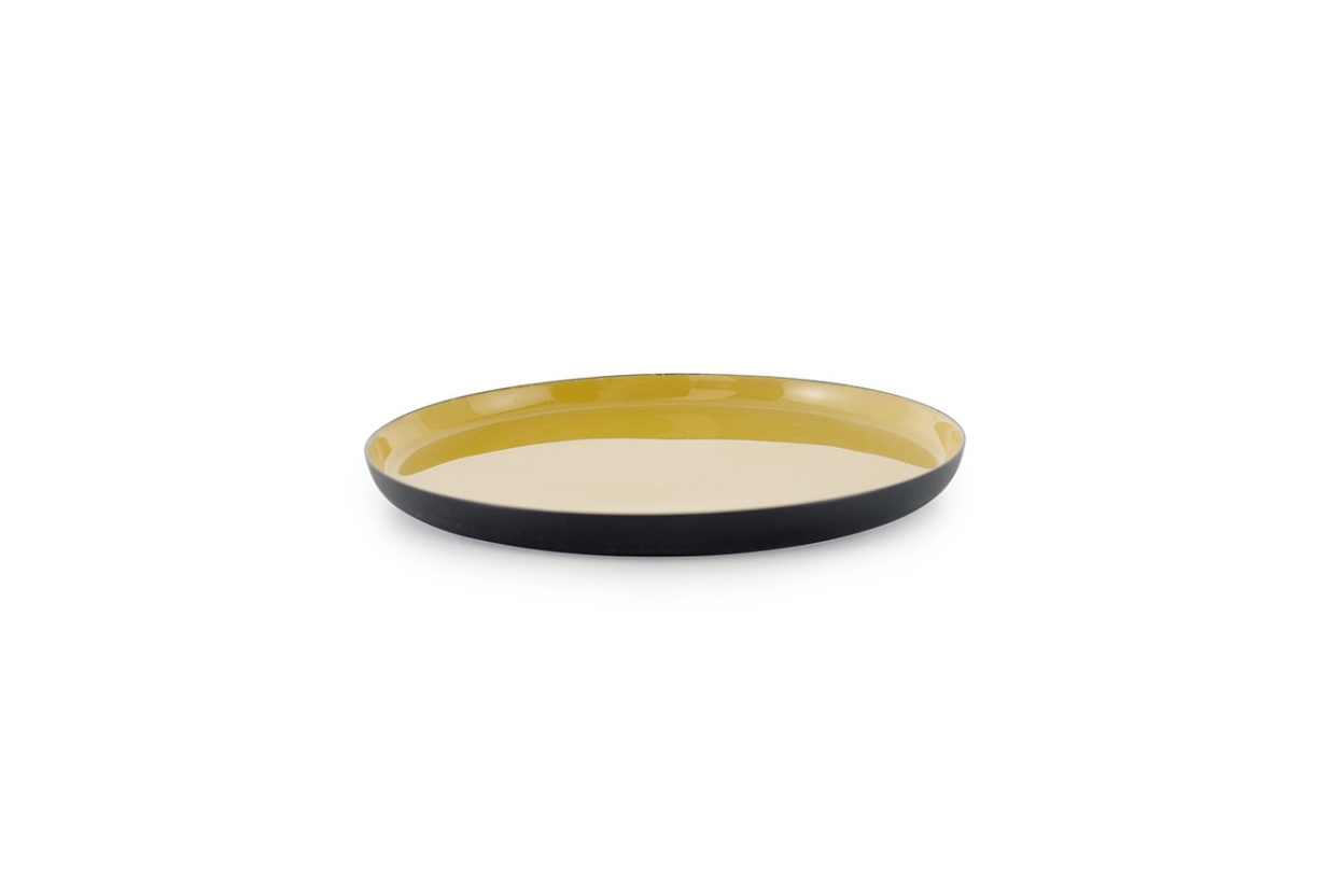 FC Round Enamel Coaster Sauterne