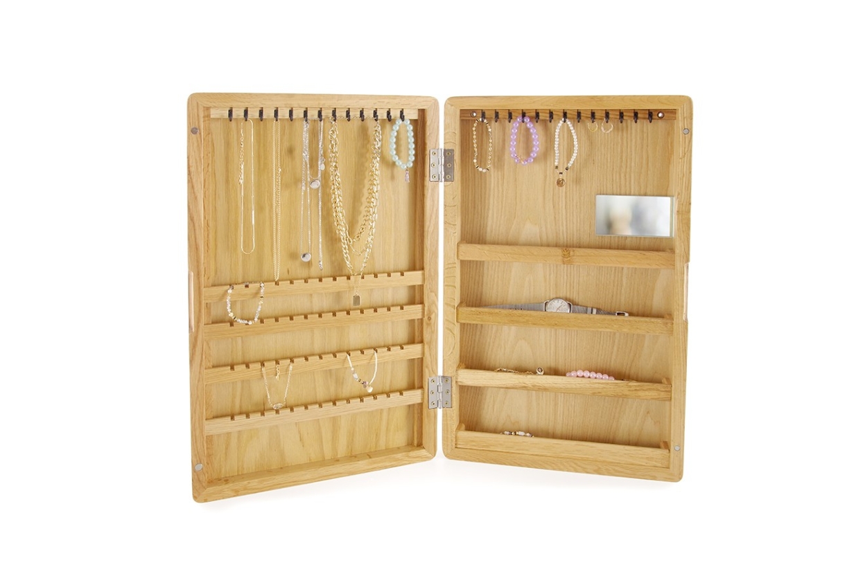 FC Oak Cove Jewellery Wall Cabinet