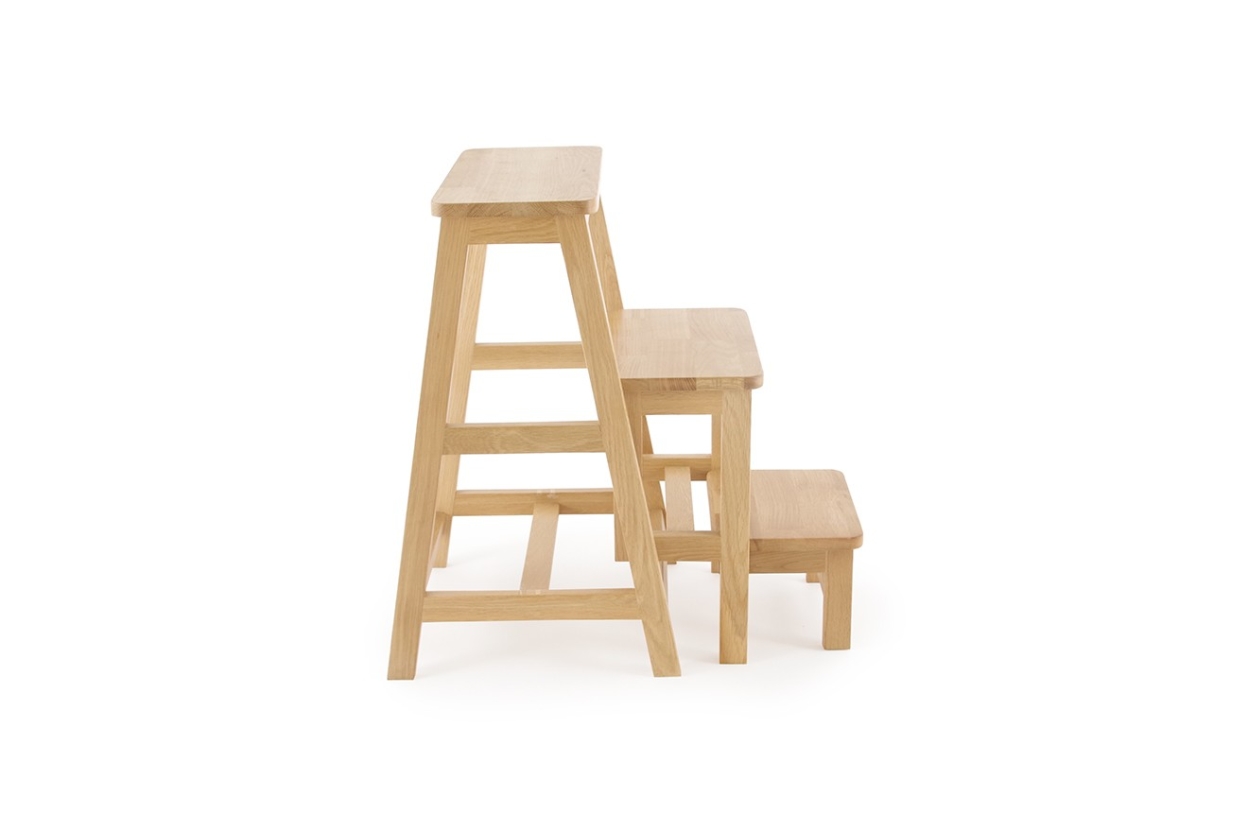 FC Oak Triple Step Stool