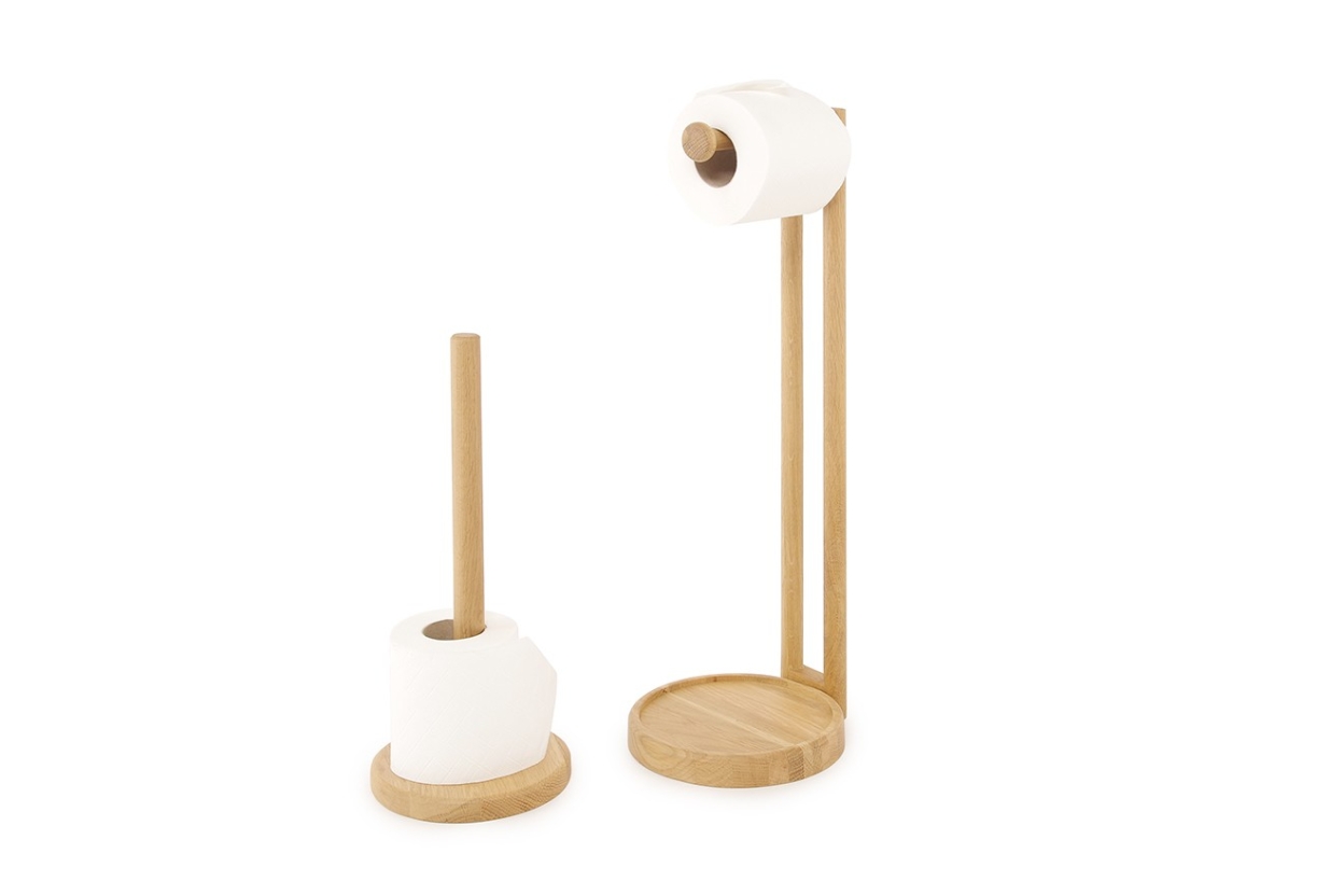 FC Lou Toilet Roll Caddy and Lou Toilet Roll Holder