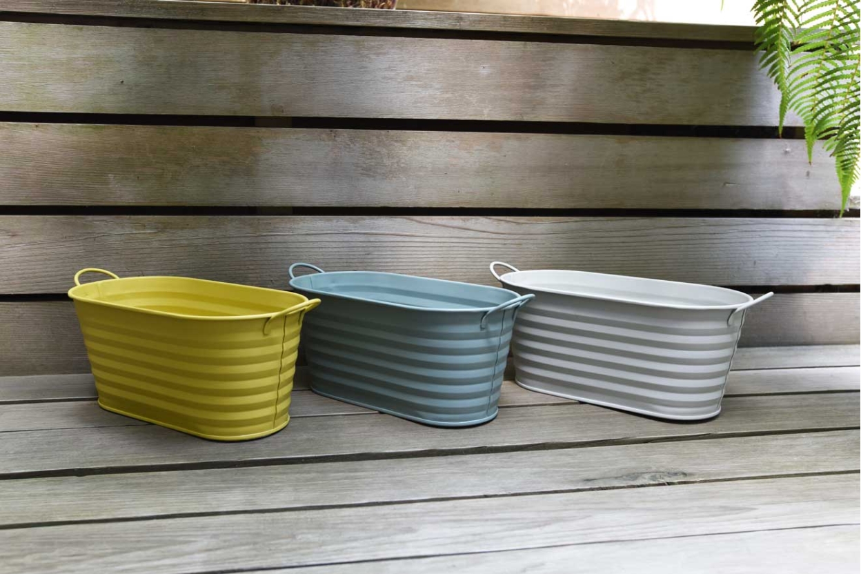 FC Metal Ridges Large Oval Tub Set