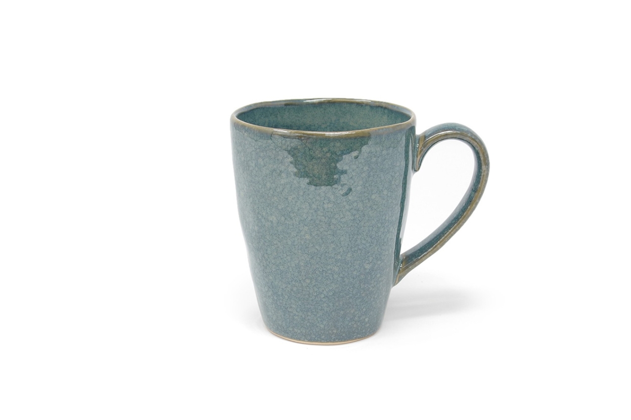 Reactive Glaze Cappuccino Mug Lagoon