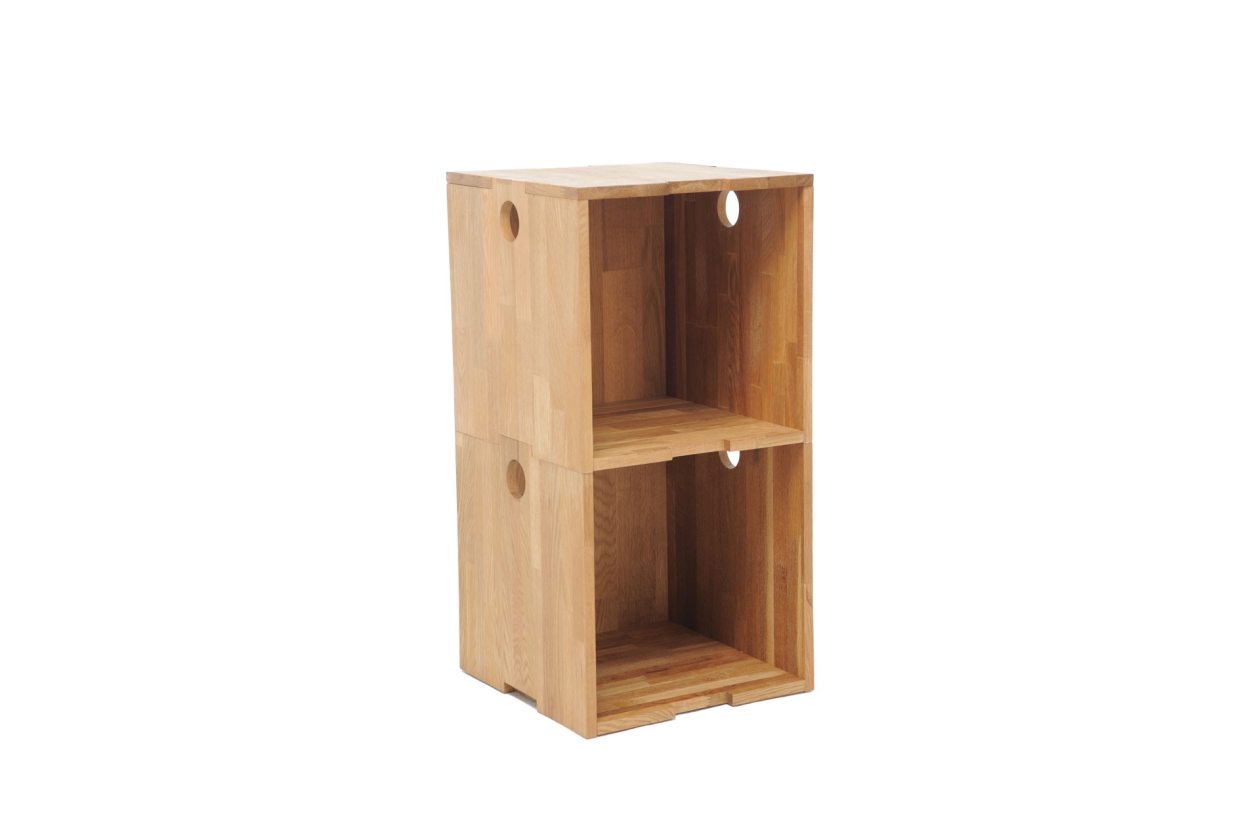 Oak Stacking Cube