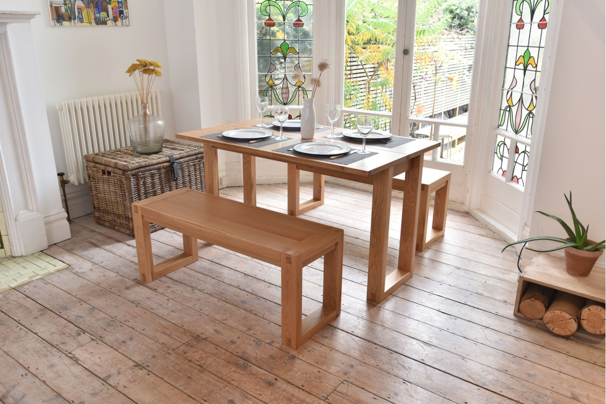 Oak Console Coffee Table Enc T