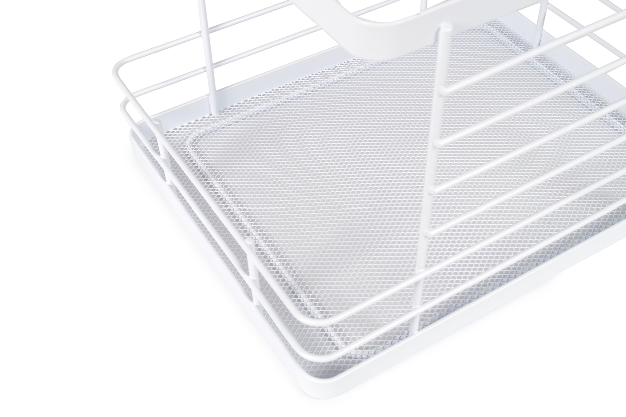 FC Stackable Pannier Wire Basket White