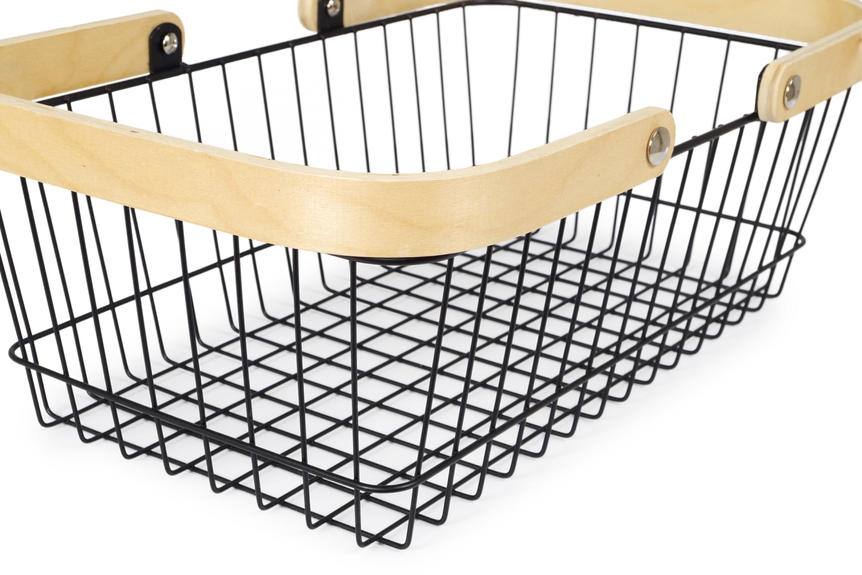 FC Wire Storage Basket Black