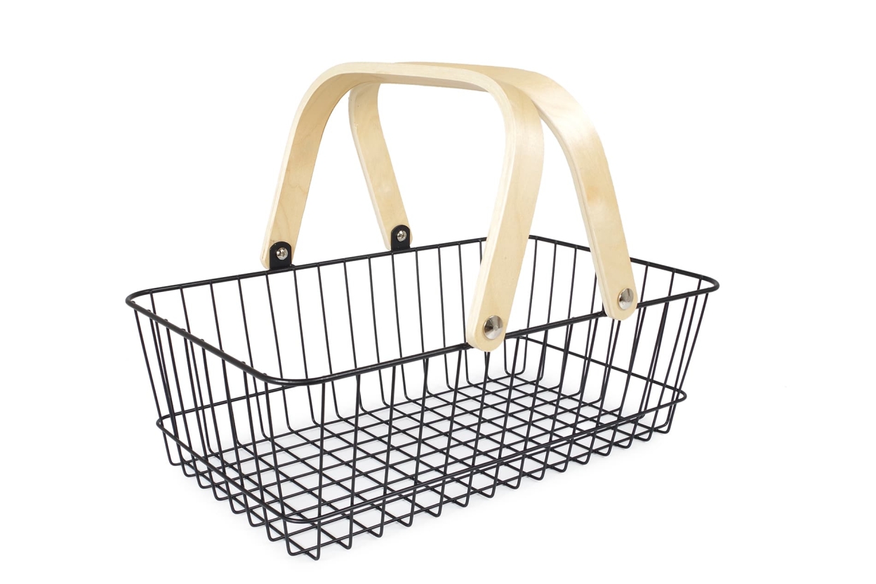 FC Wire Storage Basket Black