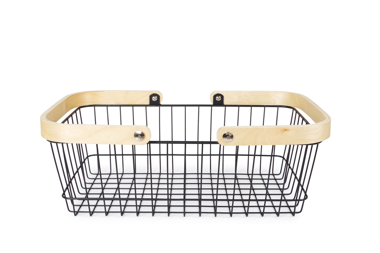 FC Wire Storage Basket Black