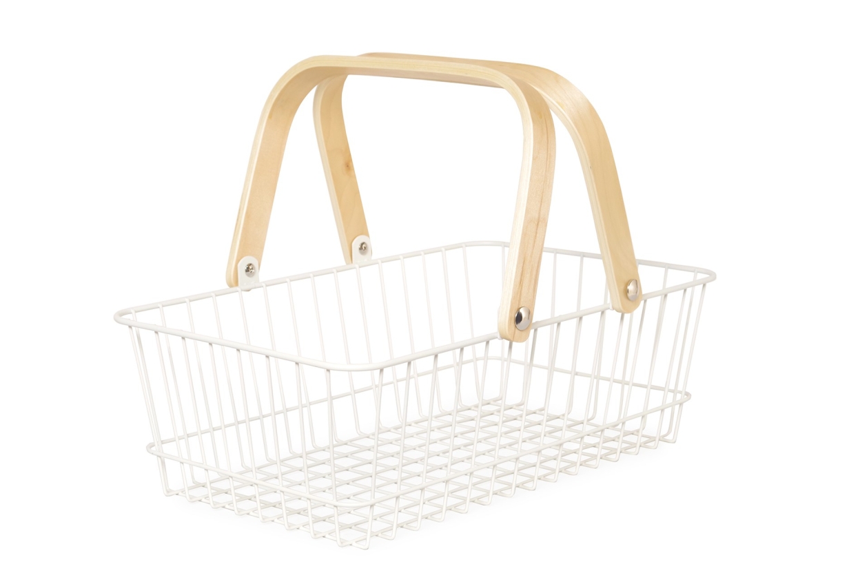 FC Wire Storage Basket White