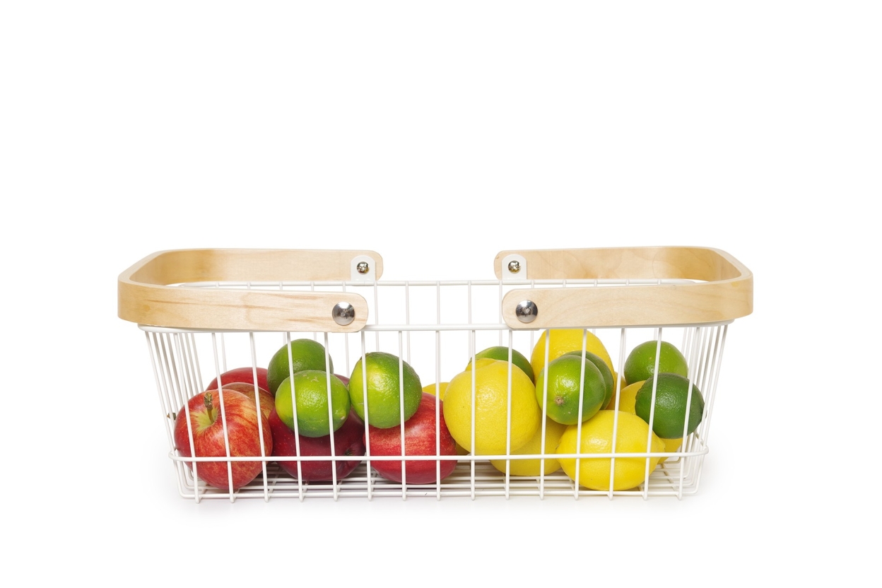 FC Wire Storage Basket White