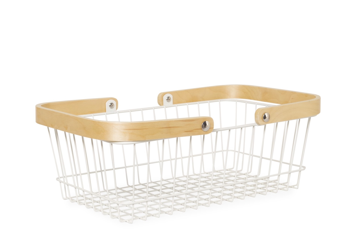 FC Wire Storage Basket White