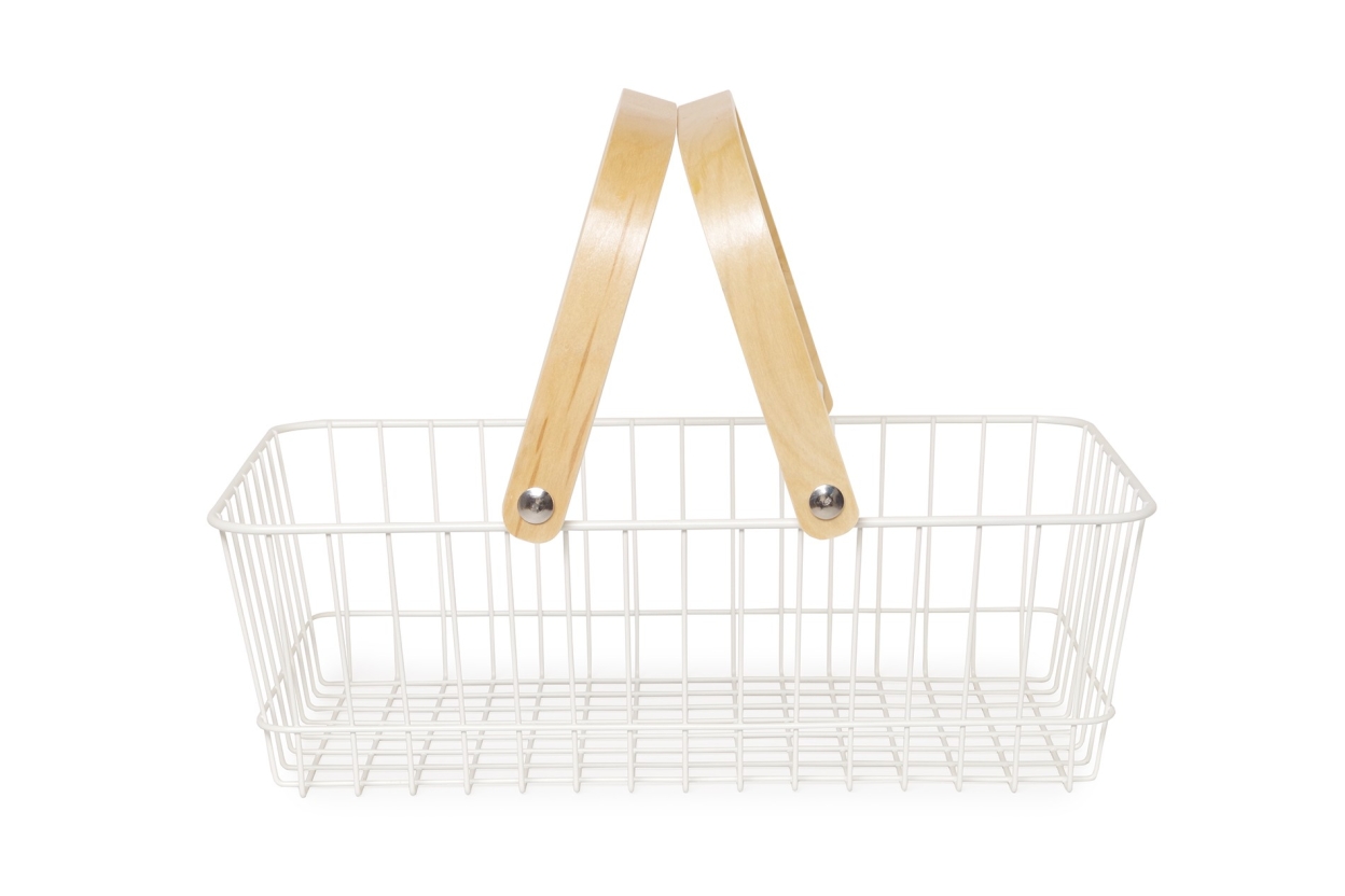 FC Wire Storage Basket White