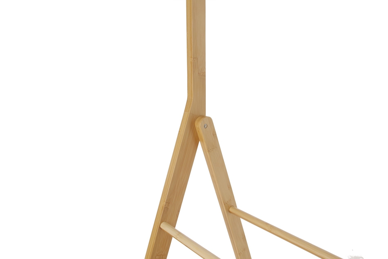 FC Bamboo Folding Laundry Ladder