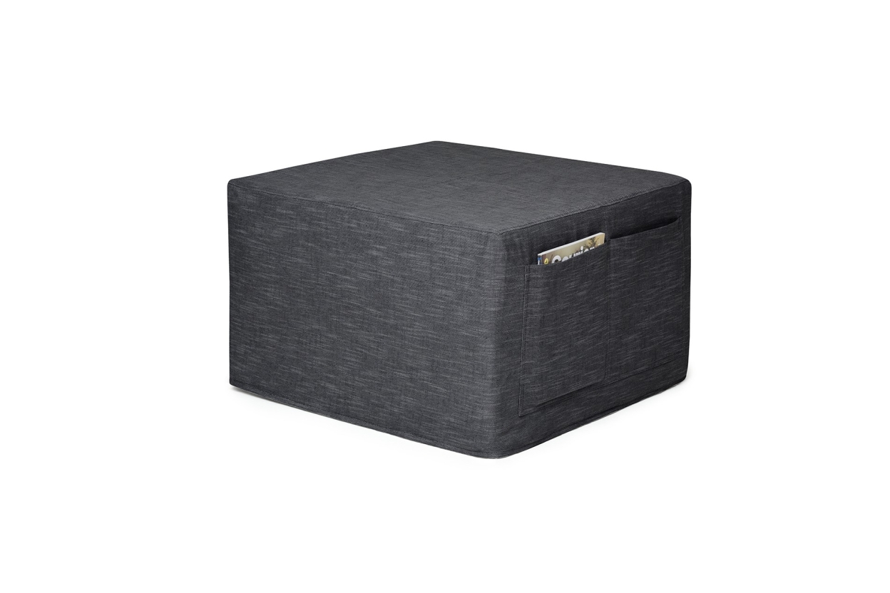 Cube Bed Coast Weave Charcoal