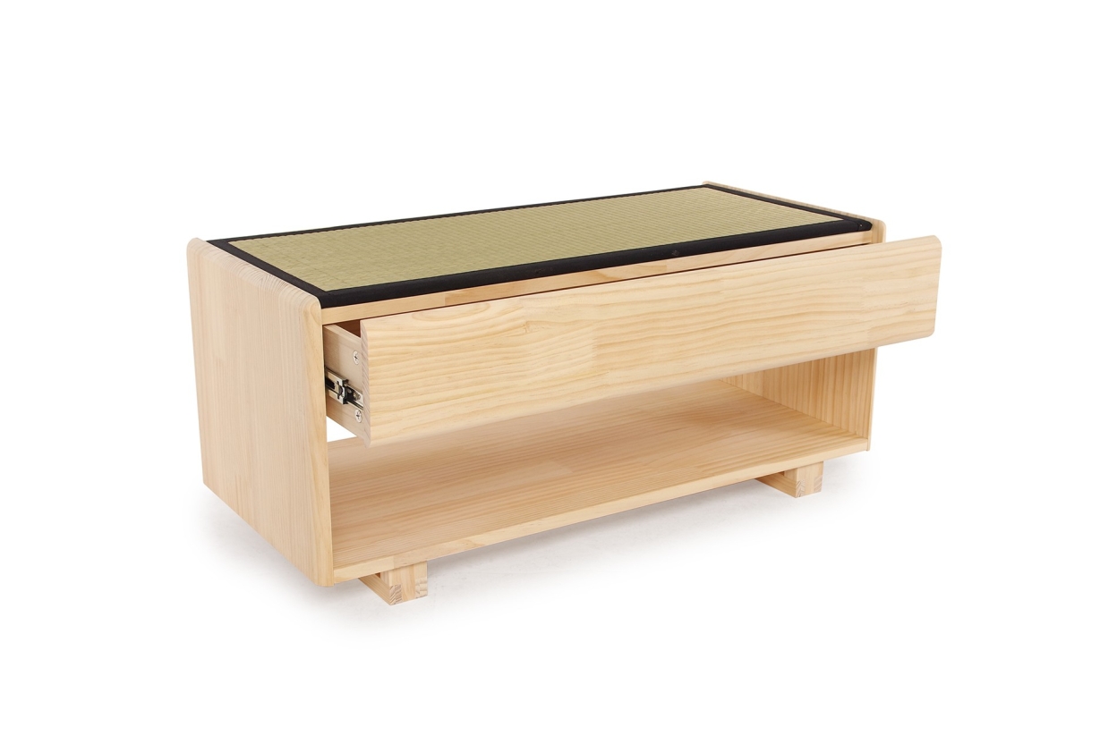 Igusa Pine TV Table