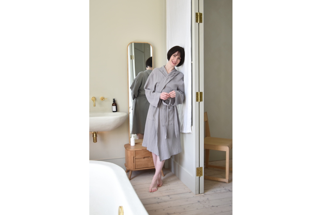 FC Itoko Bathrobe Wild Dove Grey