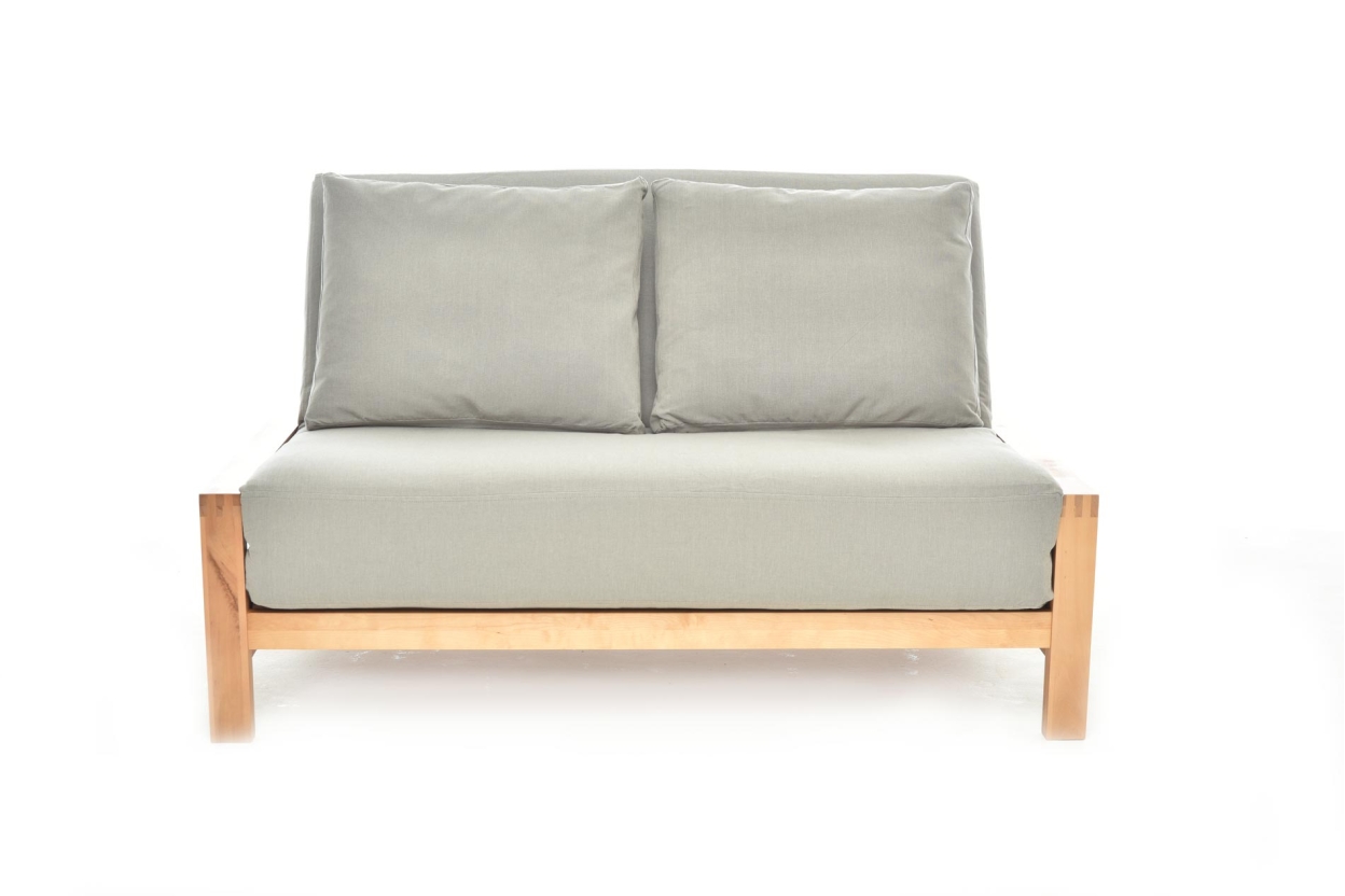 Example of 3 panel futon front view