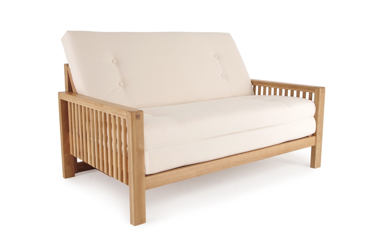 Oak Rondo Seat Sofa Bed Ultimate Futon