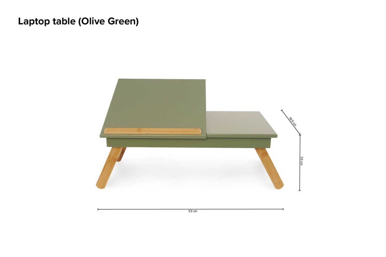 Laptop Table Olive Green