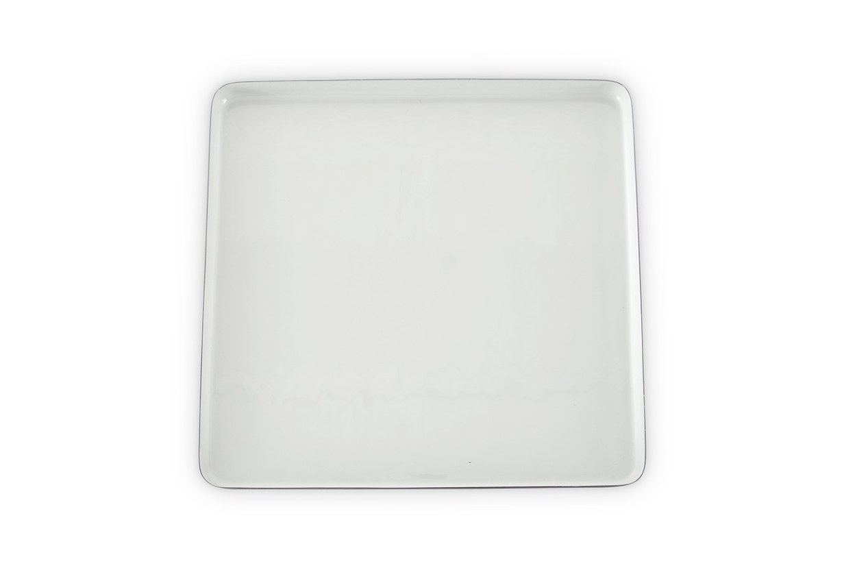 FC Enamel Square Tray Cool Grey