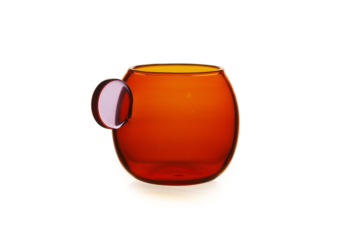 Arezzo Espresso Cup (Amber & Lilac)