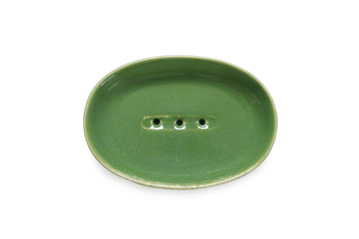 Lulworth Soap Dish (Deep Green)