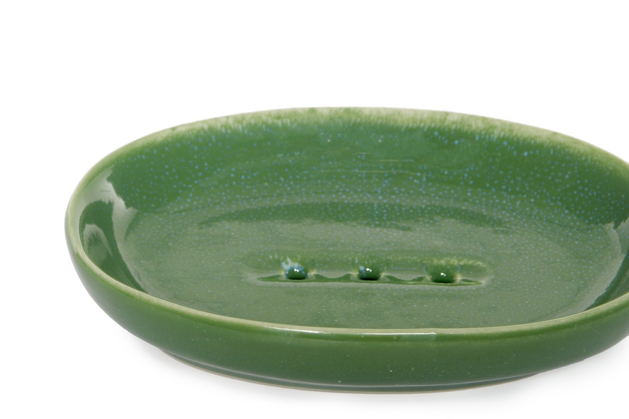 Lulworth Soap Dish (Deep Green)