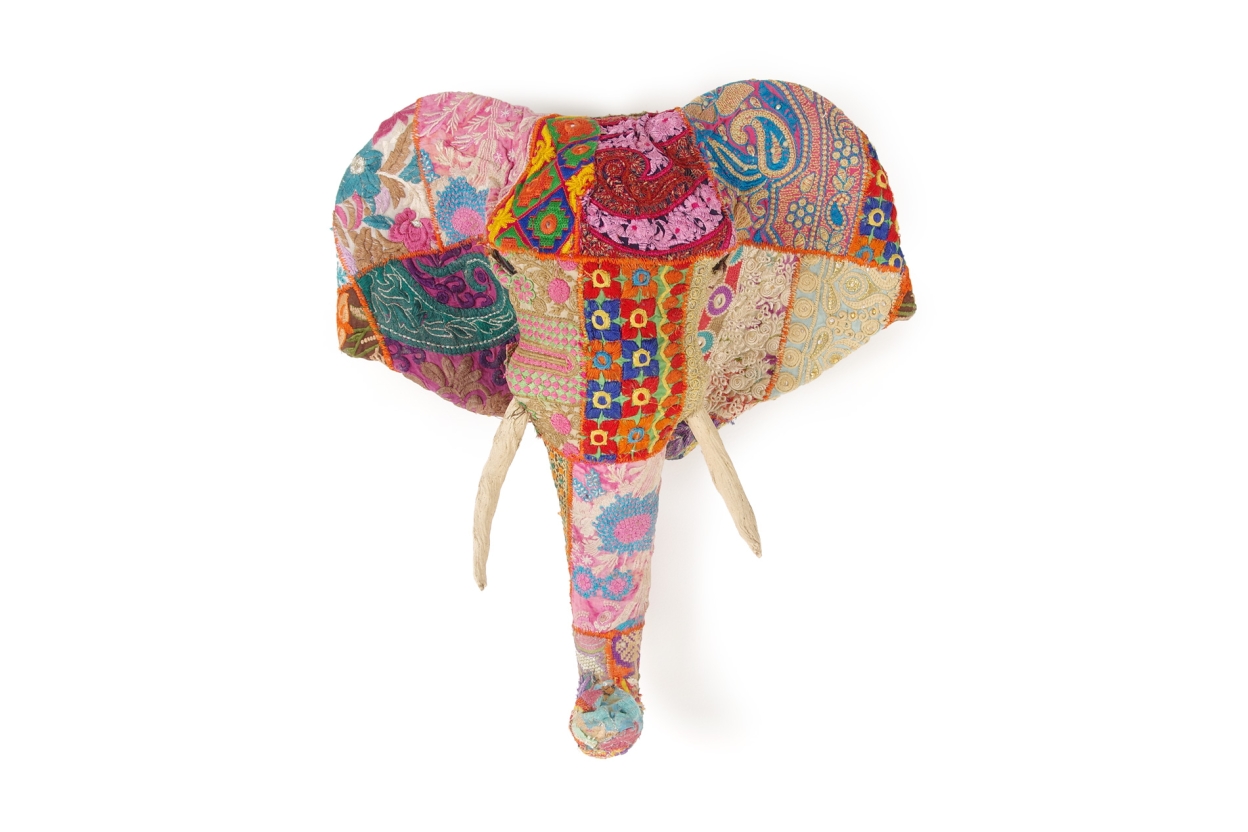 Papier Mache Elephant Head (Large)