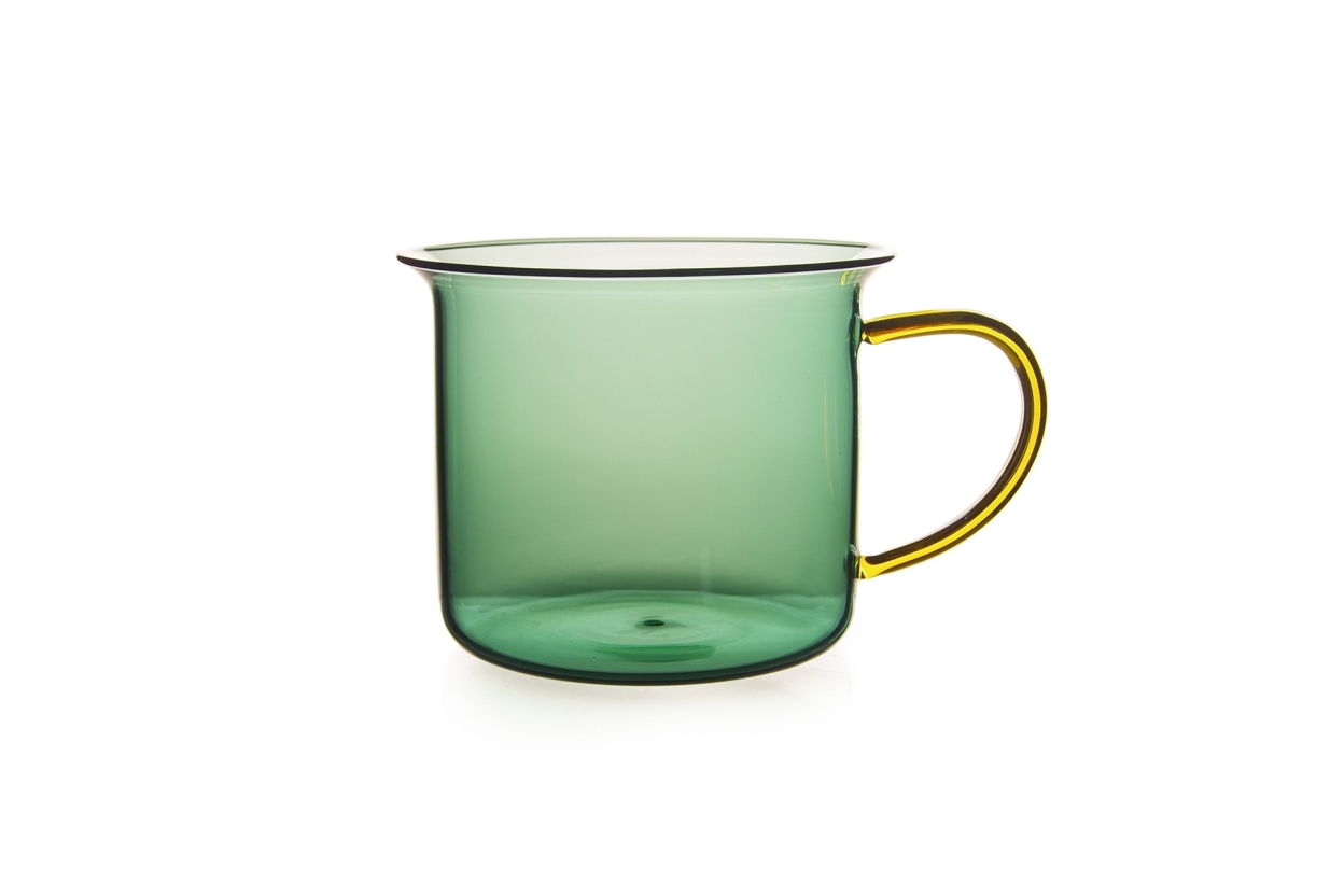 Lucca Coffee Cup (Green & Sauterne)