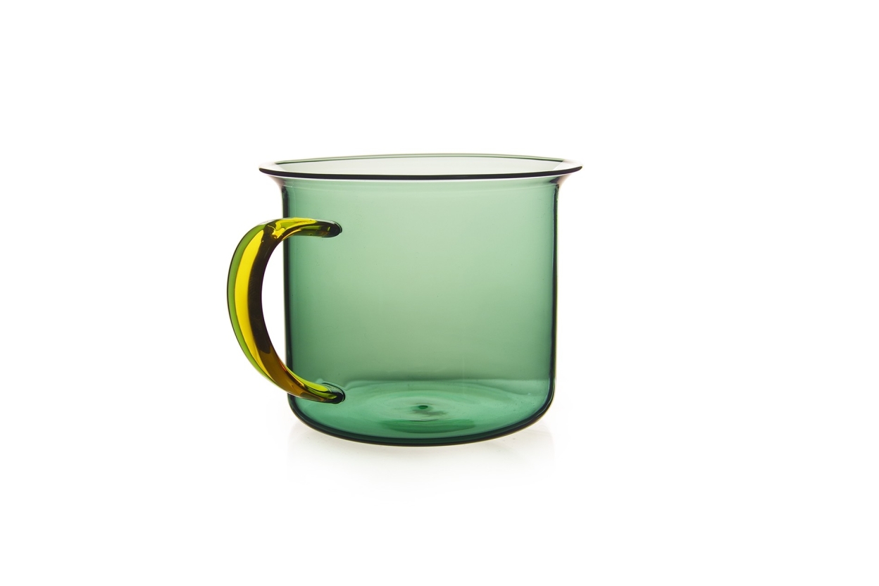 Lucca Coffee Cup (Green & Sauterne)