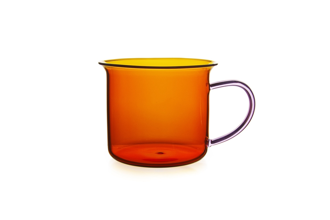 Lucca Coffee Cup (Amber & Lilac)