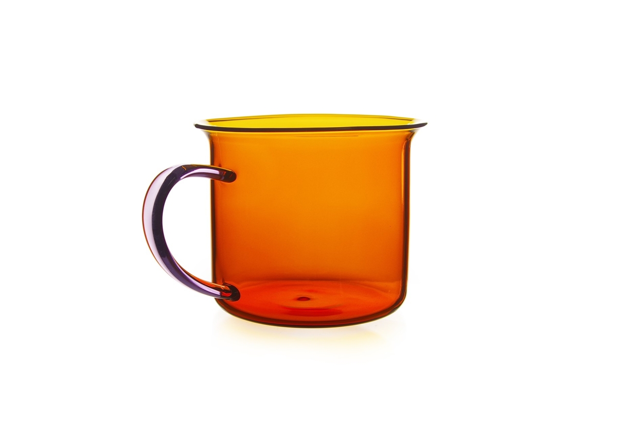 Lucca Coffee Cup (Amber & Lilac)