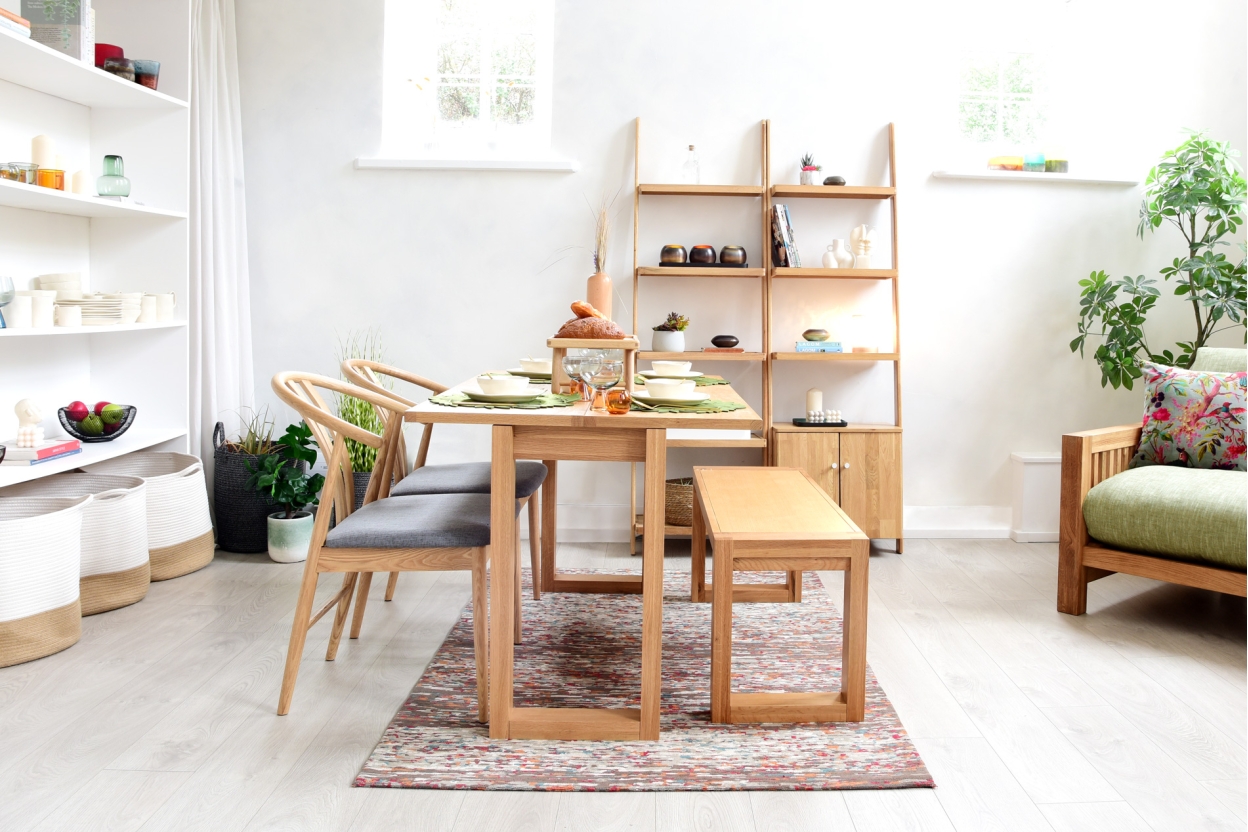 Oak Console Table Luxe LS