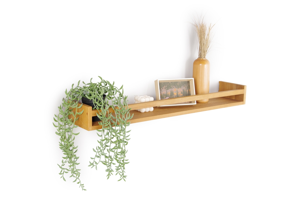 FC Strade Oak Wall Shelves