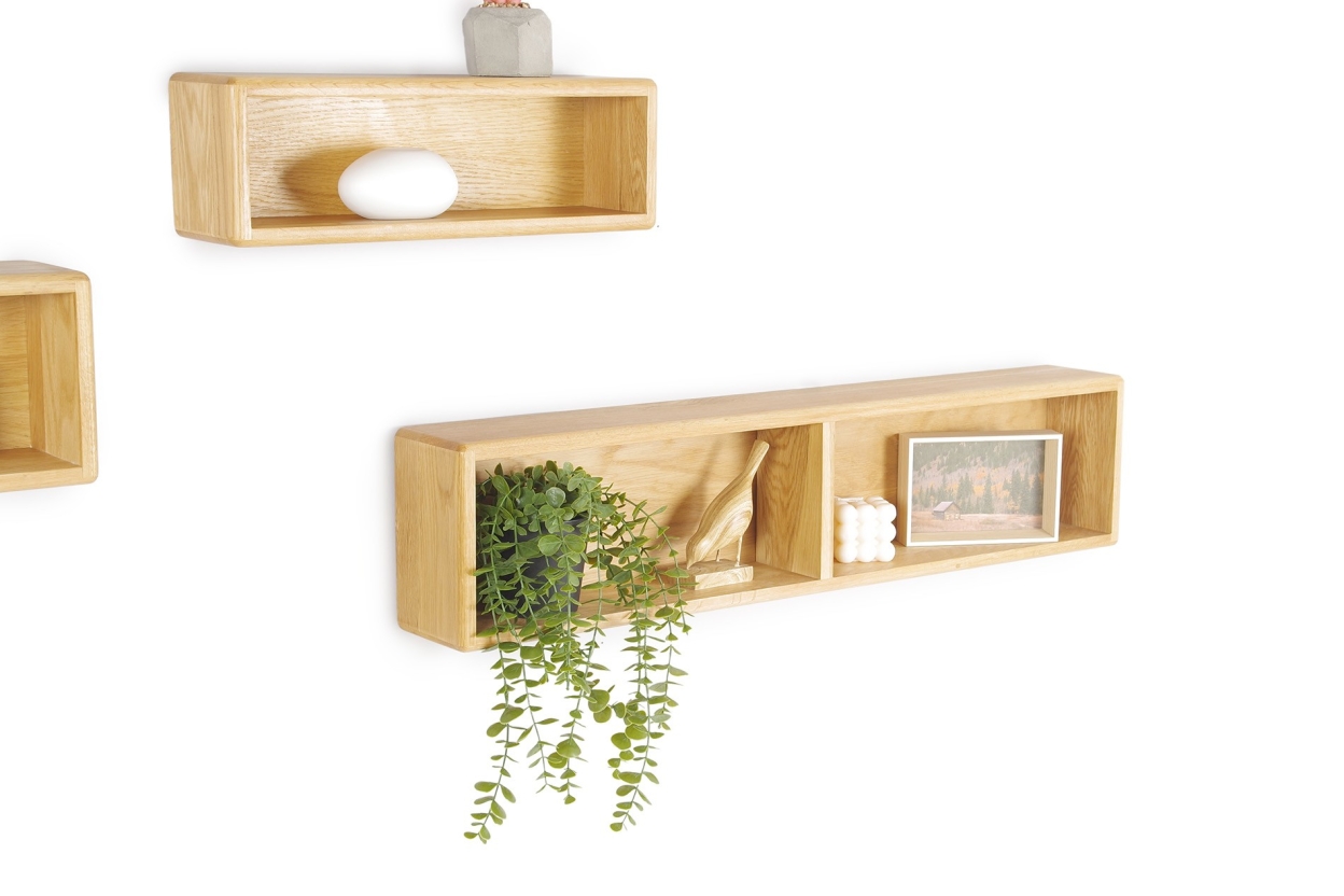 FC Cove Oak Wall Shelf Rw Vh