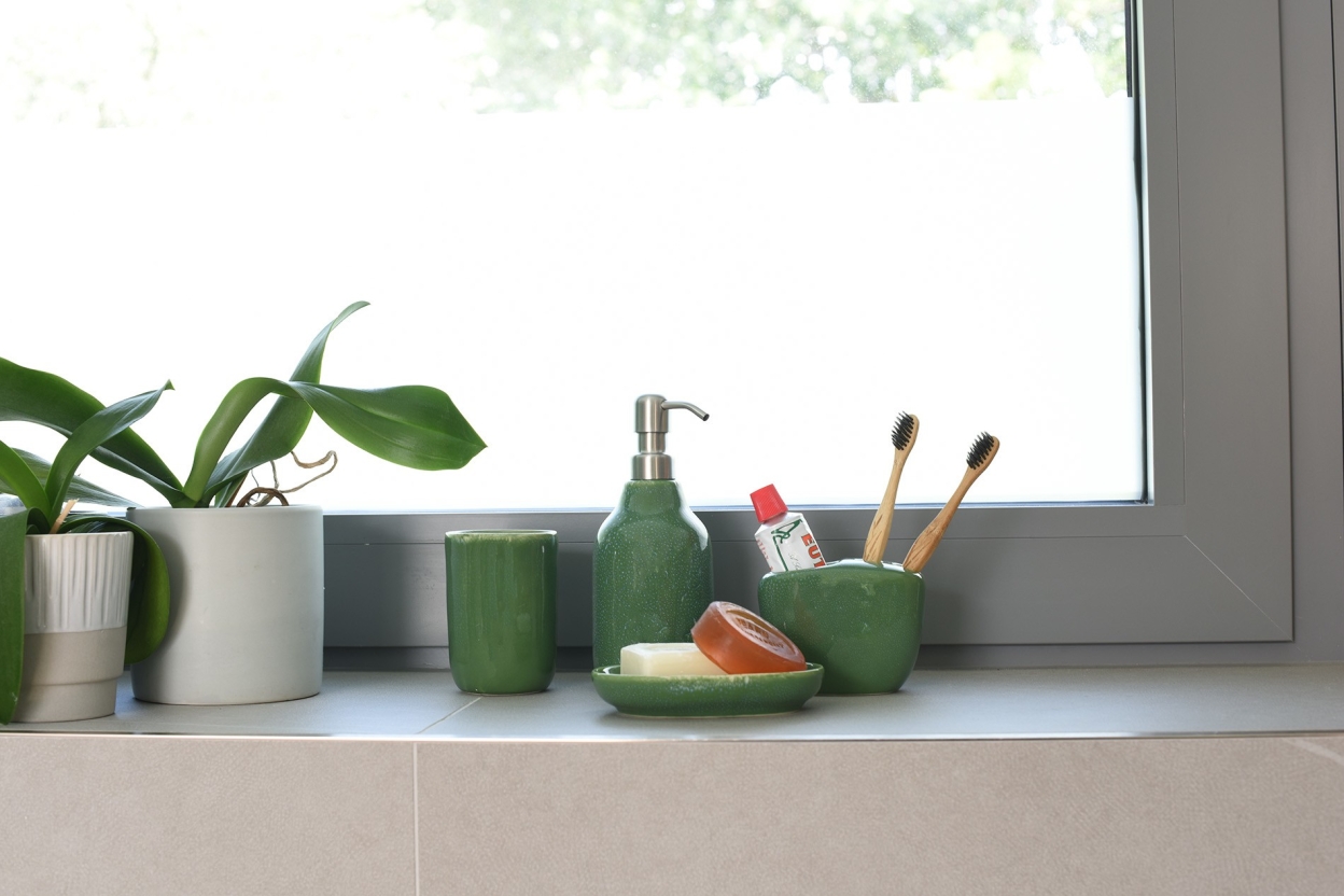 Lulworth Soap Dish (Deep Green)