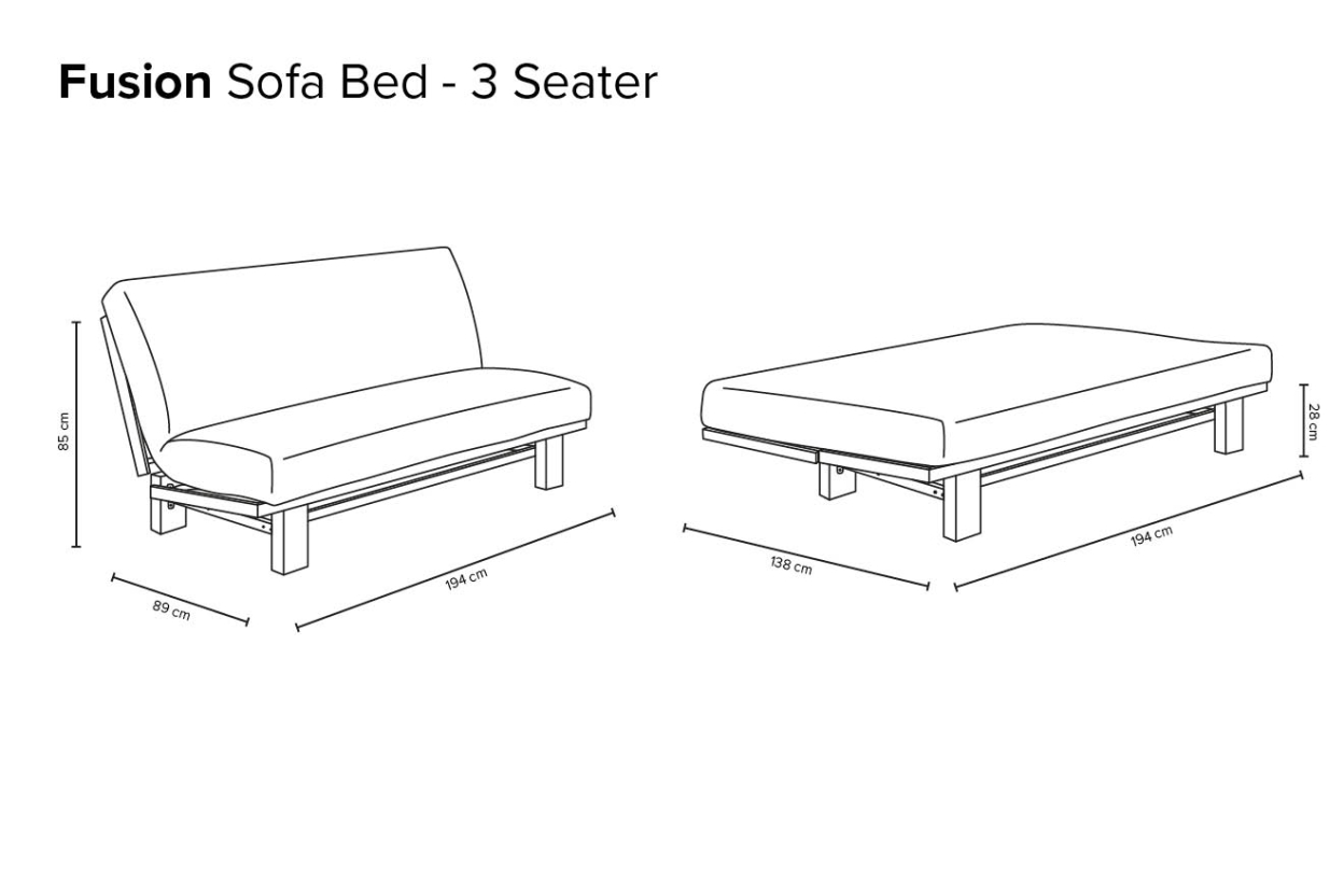 Fusion Three Seater