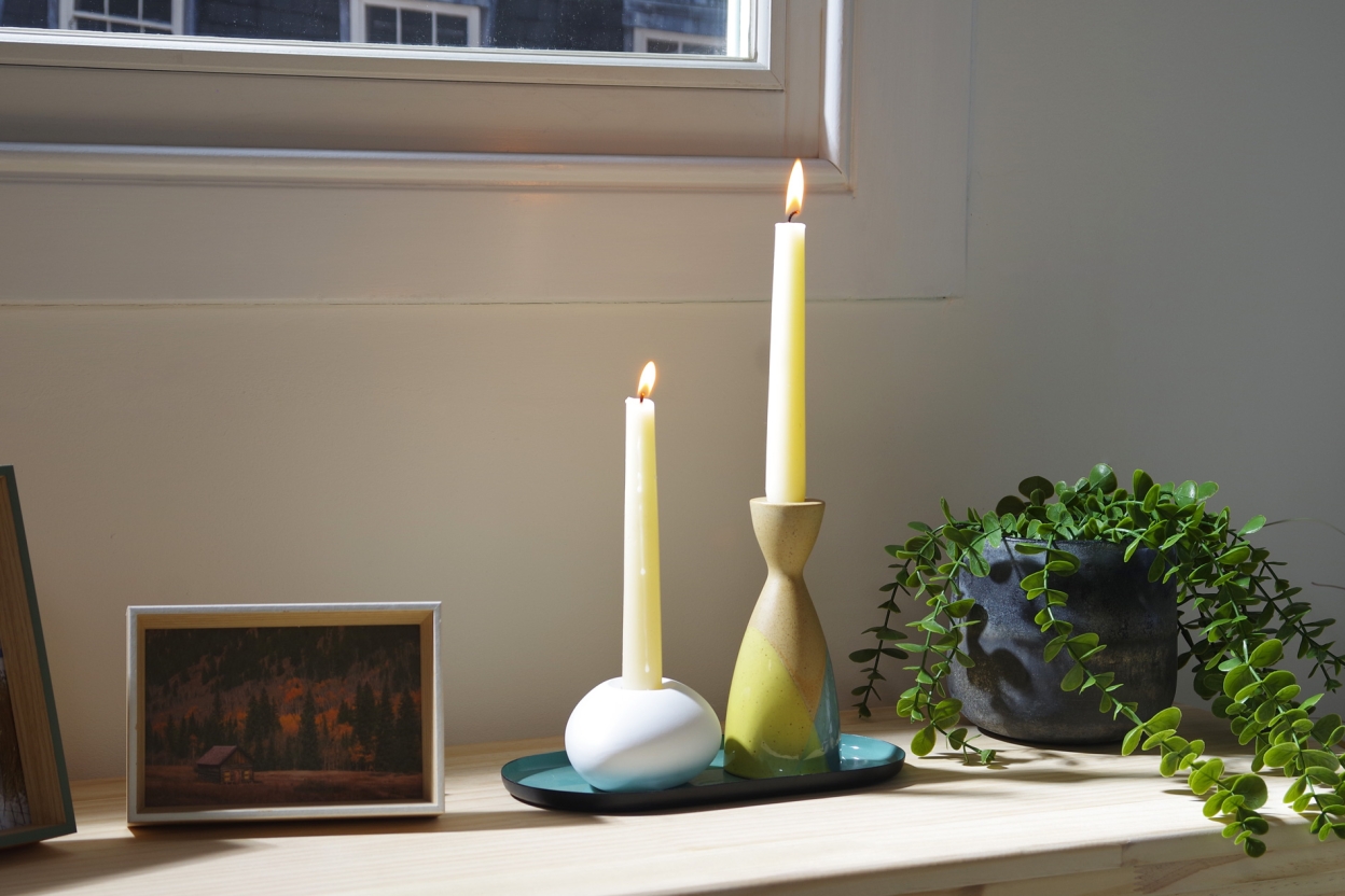 FC Pebble Candle Holder