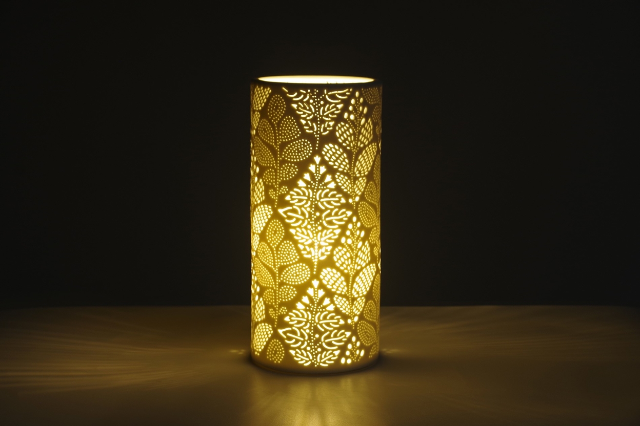 Botanical Porcelain Lamp