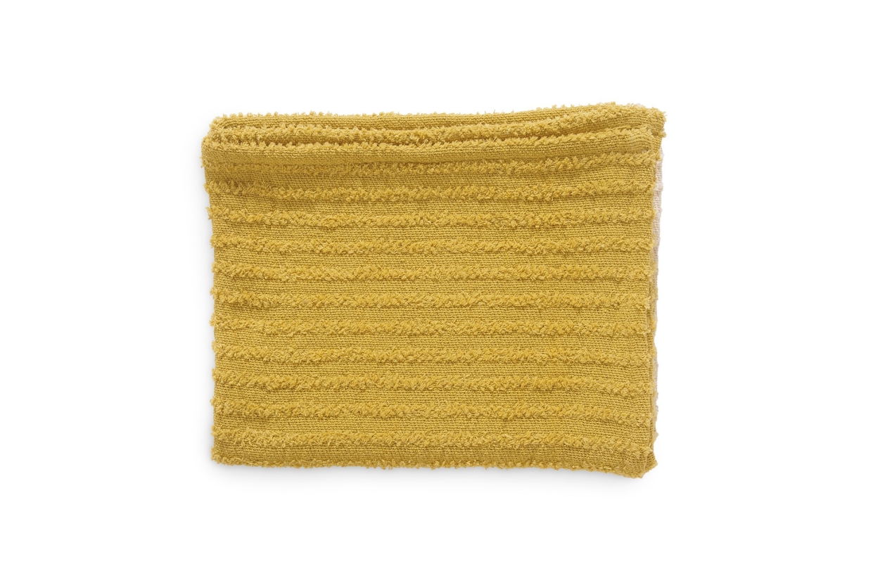 Ribbed Ombre Throw (Sauterne)