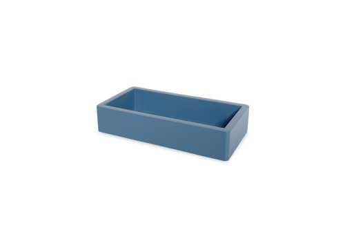 FC Rectangular Mdf Tray Small Blue