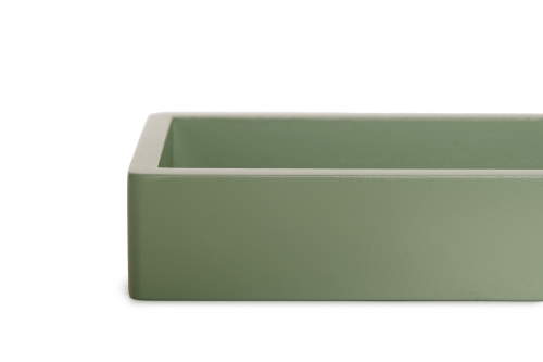 FC Rectangular Mdf Tray Small Green