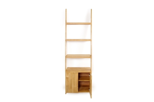 FC Oak Leaning Cabinet Narrow