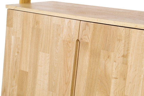 FC Oak Leaning Cabinet Wide