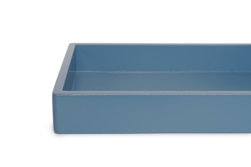 FC Rectangular Mdf Tray Medium Blue