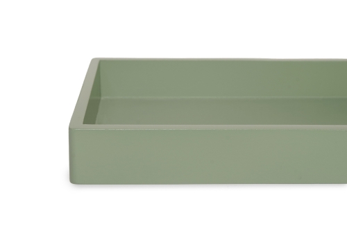 FC Rectangular Mdf Tray Medium Green