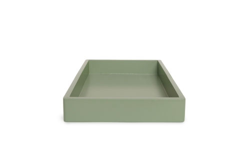 FC Rectangular Mdf Tray Medium Green