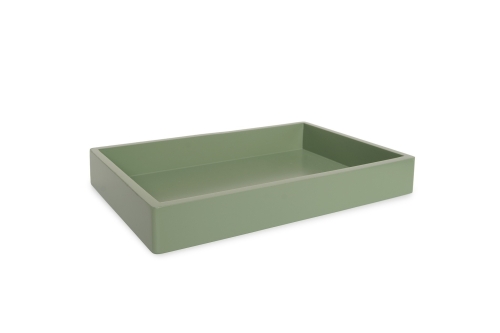 FC Rectangular Mdf Tray Medium Green