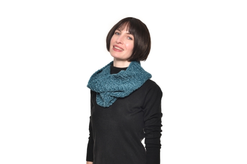 FC Chenille Neck Warmer Oslo Blue