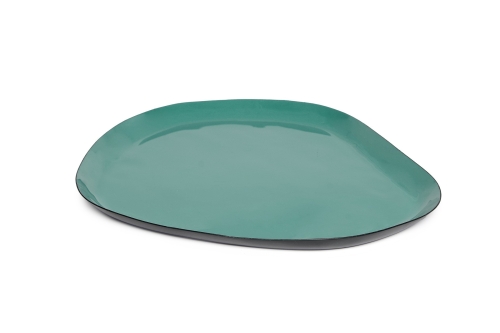 Mizu Enamel Tray - Large (Fir Green)